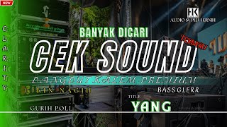 Download Lagu CEK SOUND DANGDUT KALEM (YANG) SUPER PREMIUM 2025 MP3 Download Lagu CEK SOUND DANGDUT KALEM (YANG) SUPER PREMIUM 2025 MP3
