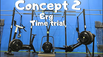 Concept 2 erg | Time Trials Sprints