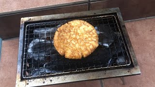 バーベキューで歌舞伎揚げ焼いたらどうなるか検証してみた