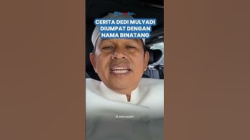 CERITA DEDI MULYADI Pernah Diumpat dengan Nama Binatang dan Diajak Duel Preman saat Blusukan