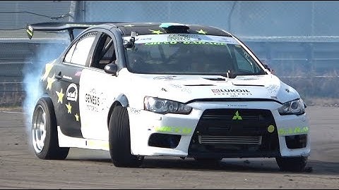 RWD Mitsubishi Lancer EVO X Drift Car! - First Test after 4 years! [Engine Misfire]