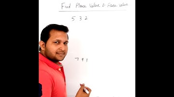 How to find Place value and face value? || Maths short video