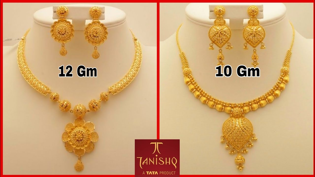 2023 new gold necklace new necklace design 2023 latest gold set