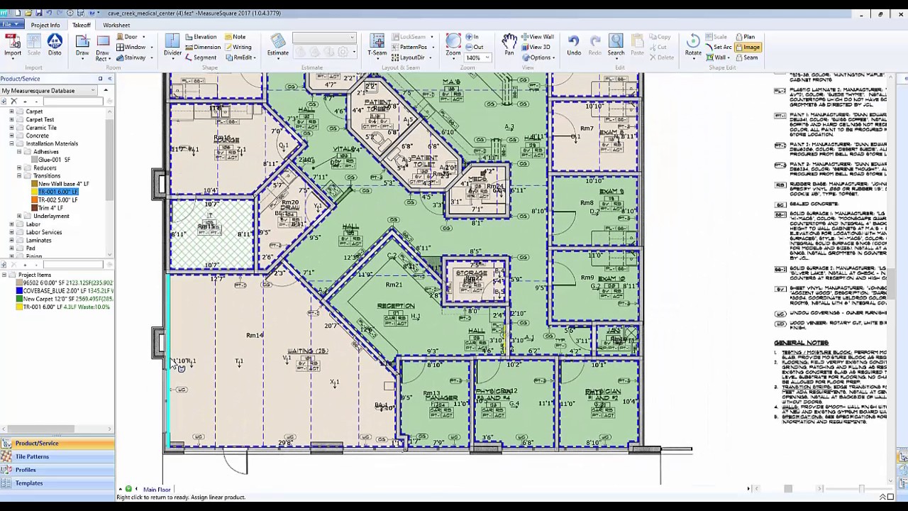 Measure Square 2017 quick walk-through video - YouTube