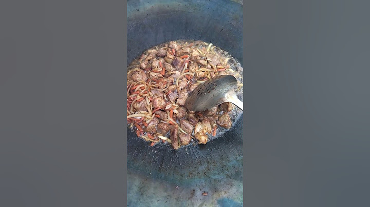 Садж готовим мясо