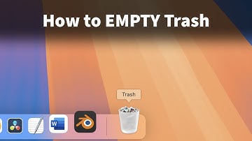 How to EMPTY Trash on Mac