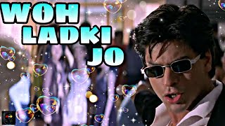 Woh Ladki Jo ||  Baadshah || Shah Rukh Khan, Twinkle Khanna ||