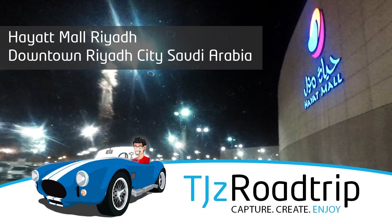 Riyadh downtown city Saudi Arabia Hayat Mall Riyadh Night city tour
