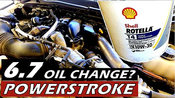 Kolik oleje se vejde do motoru Power Stroke?