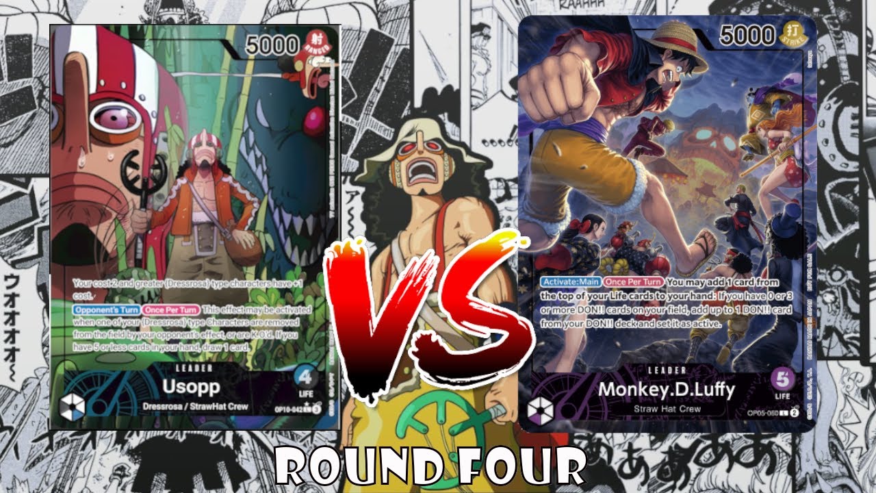 Usopp vs pLuffy | Top 32 Regional Finish - Round 4 |  OPTCG