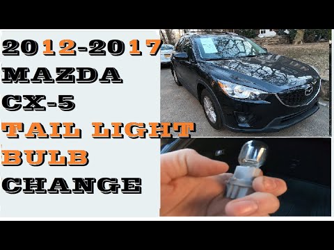 How to replace tail light bulbs in 2012-2017 Mazda CX5 CX-5