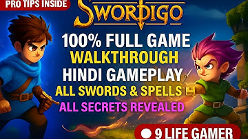 Swordigo 100% Full Game Walkthrough (iOS/Android) | All Swords & Spells | Hindi Gameplay