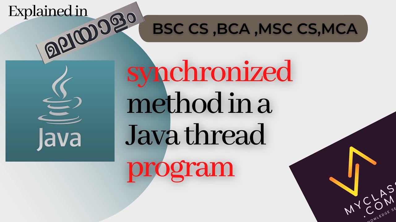 Java thread PROGRAM with synchronization METHOD - YouTube
