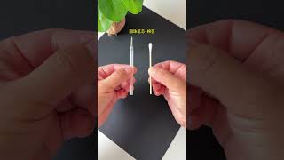 用完的圆珠笔芯,还能做个迷你小水枪手工diy亲子手工废物利用手工玩具