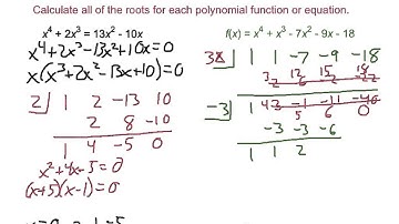 Algebra2 5.6 The Fundamental Theorem of Algebra