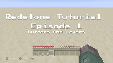 Minecraft Redstone Tutorial Episode 1: Buttons And Levers