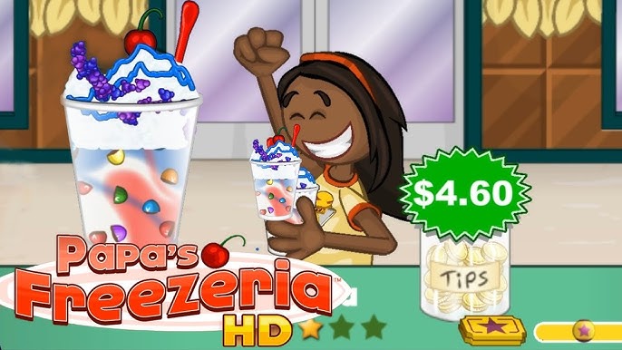 Papa's Freezeria HD Day 38 Freeze-Putt Mini Game 