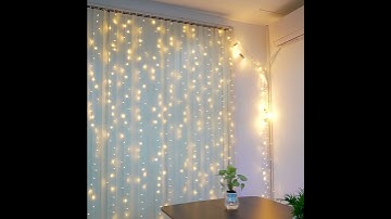 Ollny Fairy Curtain Lights - Warm White - Shiny & Cozy