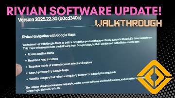 Rivian Google Map System Update+