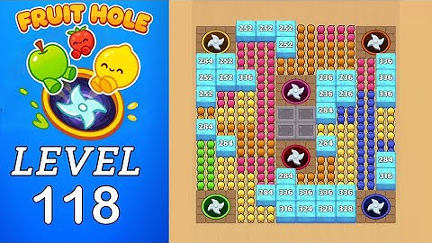 Fruit Hole Level 118 Walkthrough