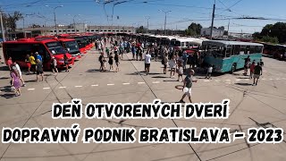 09. 09. 2023 - Deň otvorených dverí Dopravný podnik Bratislava | MHD Bratislava