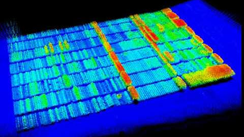 LIDAR image of sorghum field