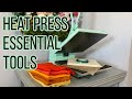 Heat Press Essential Tools | What Supplies Should I Buy With My Heat Press