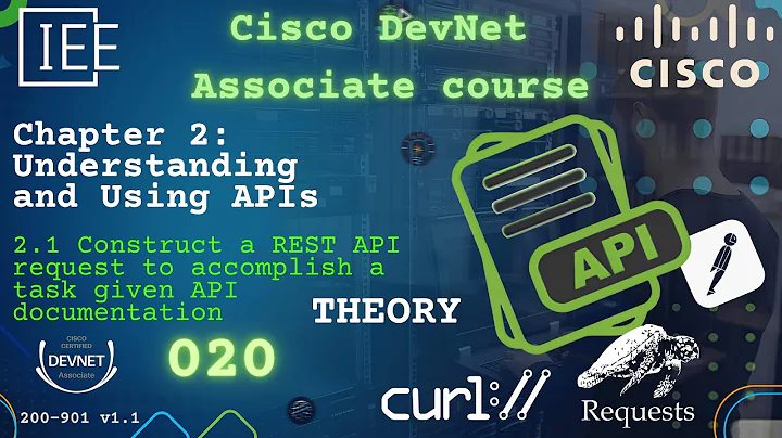 Cisco DevNet Associate Part 020 | 200-901 DEVASC | A Practical Guide to REST API Requests - Theory