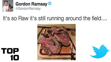 Top 10 Gordon Ramsay Twitter Roasts