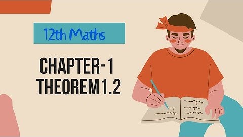 12th Maths Theorem 1.2 APPLICATION OF MATRICES AND DETERMINANTS: TN