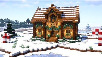 Minecraft Christmas House | How to Build Tutorial | Part 1
