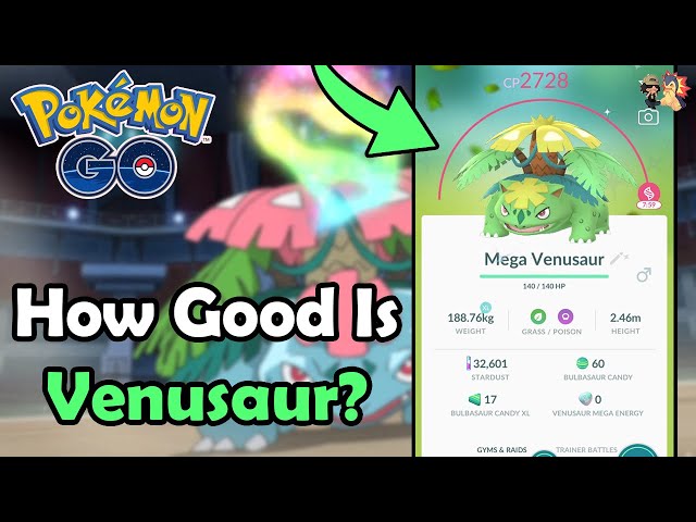 Shiny Venusaur Found in Pokemon Go App  Venusaur Frenzy Plant Moveset 