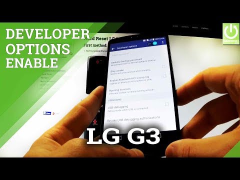 Enable Developer Mode in LG G3 - USB Debugging in LG G3