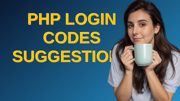 Codereview: PHP login codes suggestions