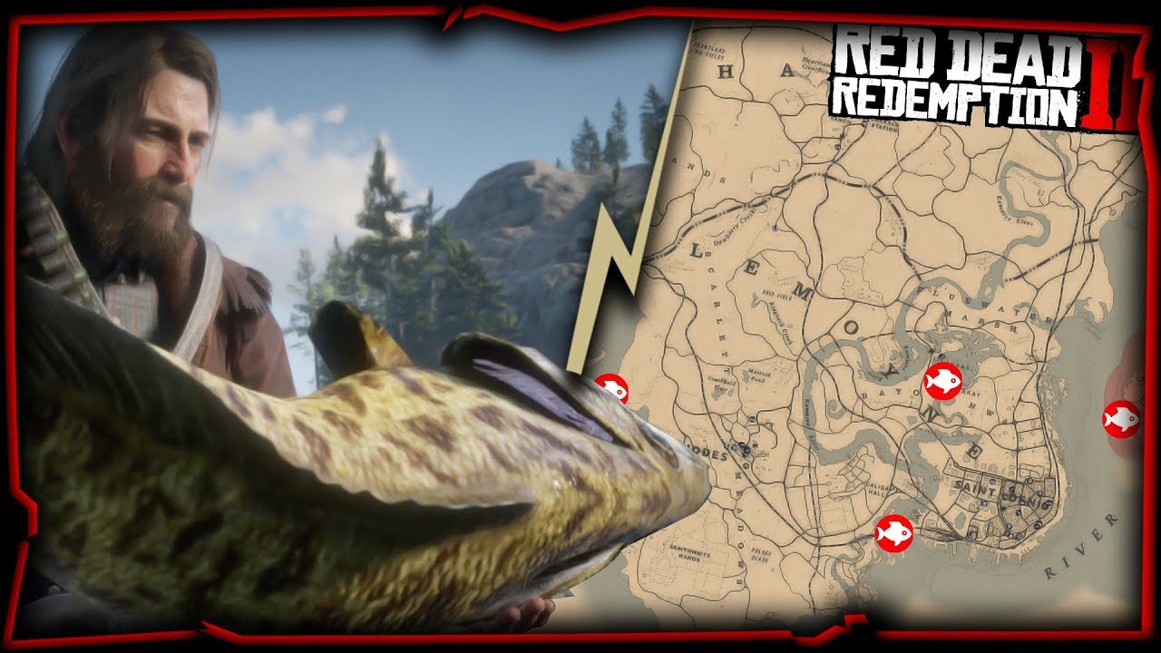 Red Dead Redemption 2 Tous Les Poissons Légendaire