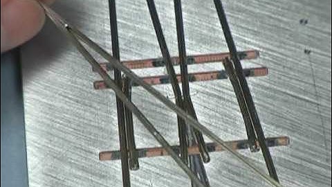 Building A Turnout, Step 8 - Installing The Frogpoints