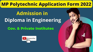 MP Polytechnic Exam Form 2022 | Latest Update 2022- MP PPT Exam 2022-23 | #collegegyan24