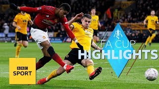 Highlights: Wolves 2-1 Manchester United | FA Cup | BBC Sport