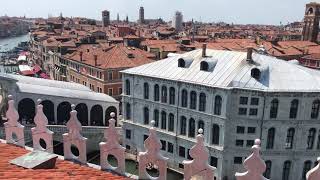 The view from the rooftop of T Fondaco Dei Tedeschi Venice