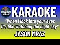 I Won't Give Up - Karaoke - Pop - Jason Mraz