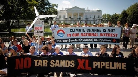 Keystone XL Pipeline Protests at White House