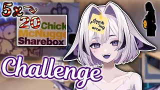 Kilia vs 100 chicken nuggets【EIEN Project】