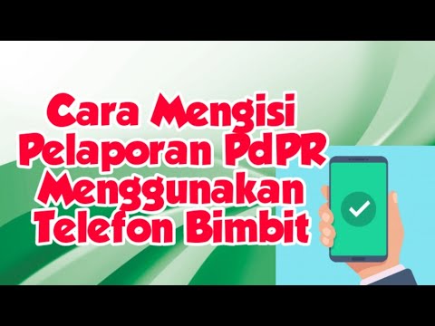 Cara Mengisi Pelaporan PdPR Menggunakan Telefon Bimbit