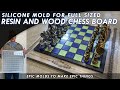 Full sized epoxy resin chess board mold  make huge custom chess boards out of resin  wood