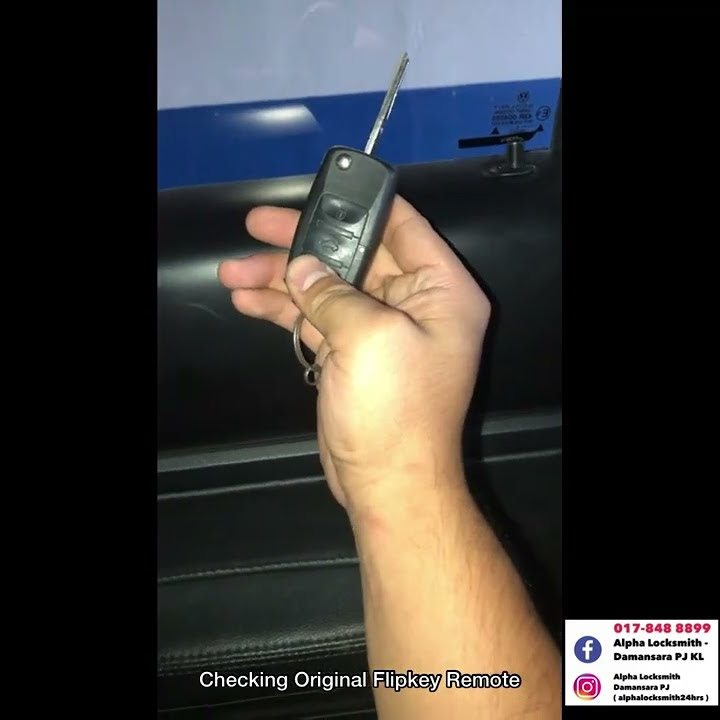 Volkswagen Beetle 2008 - Key Lost - Duplicate Flipkey Remote - Segambut