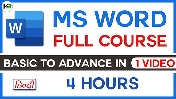 MS Word - Full Course - Basic to Advance | KB Tech India