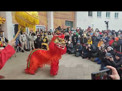 Китайский новый год на ВДНХ: танец льва, танец дракона