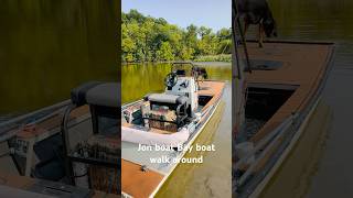 Jon boat to bay boat walk around! #centerconsole #mercury #fishing