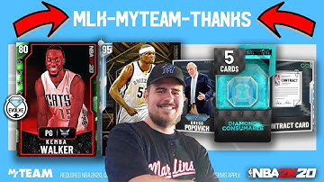 DIAMOND locker code on MLK DAY!!! - NBA 2k20 MyTEAM update