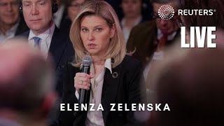 DAVOS LIVE: Ukraine's first lady Olena Zelenska speaks at the World Economic Forum